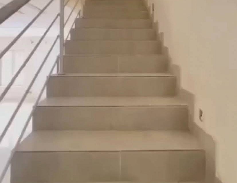 Legacy Citadel Oasis, Ajah — tiled internal staircase with steel balustrade